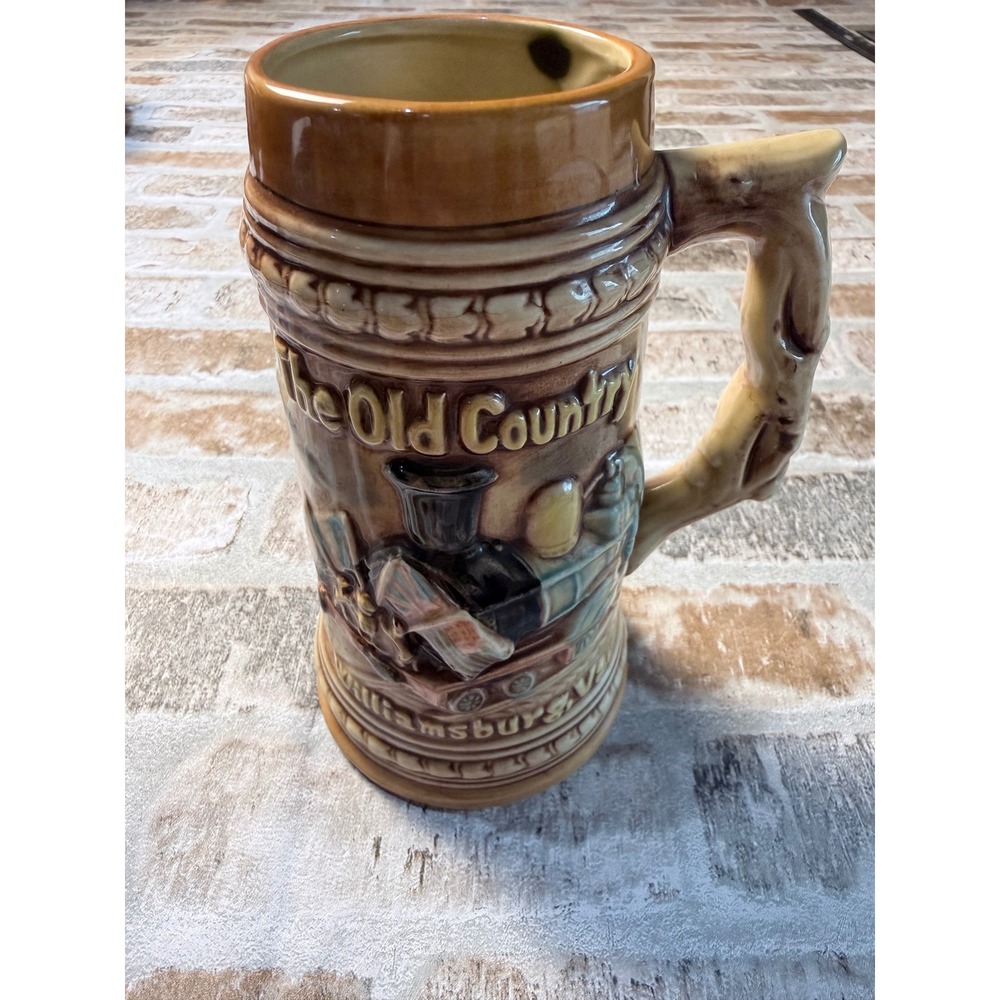 Vintage Busch Gardens Williamsburg VA The Old Country Ceramic Beer Stein Japan